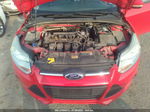 2013 Ford Focus Se Red vin: 1FADP3K26DL123406