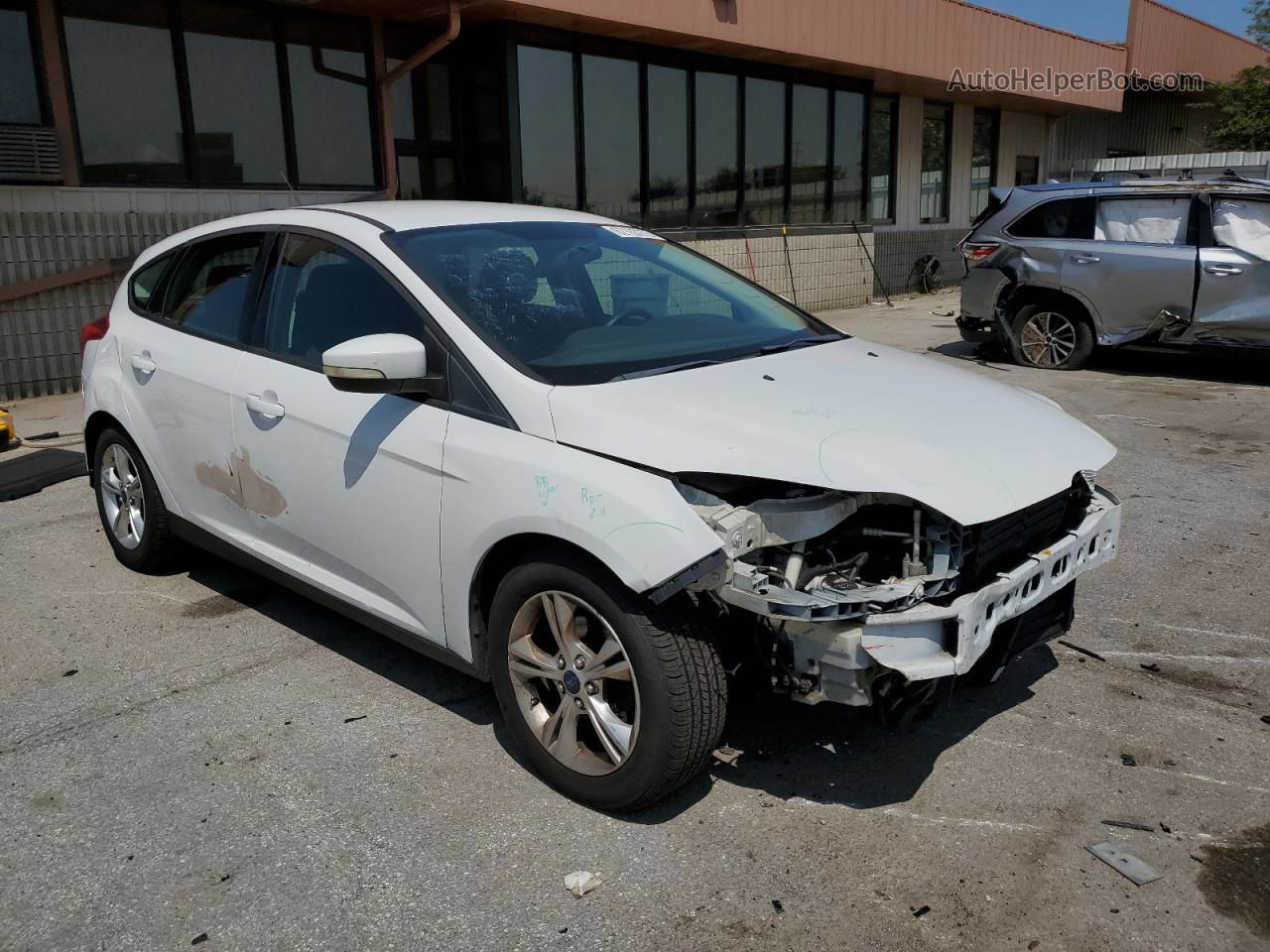 2013 Ford Focus Se White vin: 1FADP3K26DL237390