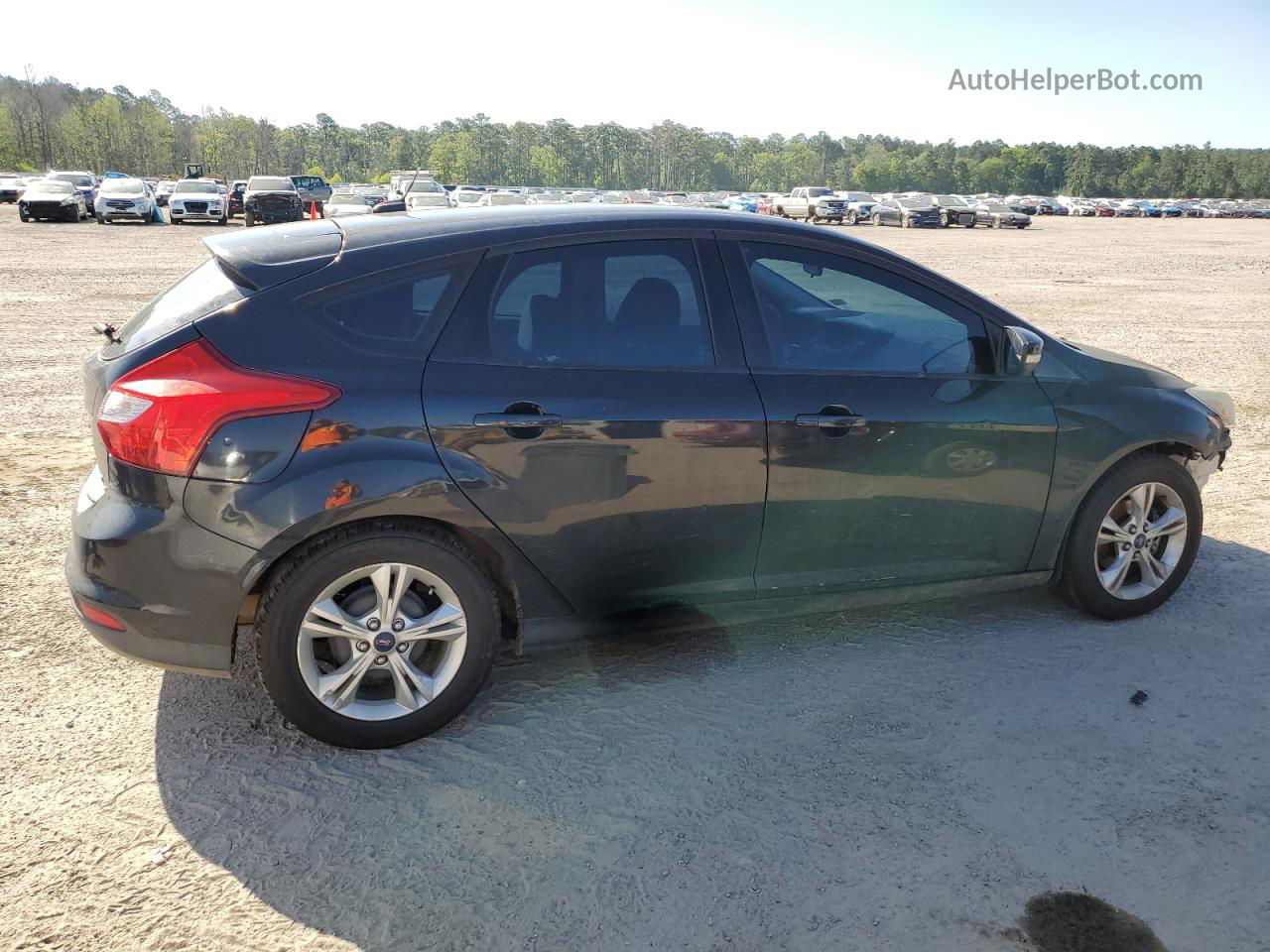 2013 Ford Focus Se Black vin: 1FADP3K26DL248177