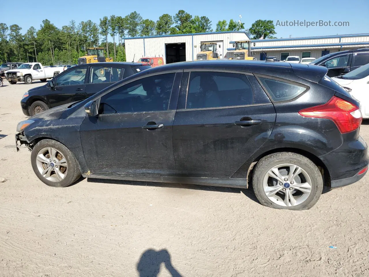 2013 Ford Focus Se Black vin: 1FADP3K26DL248177