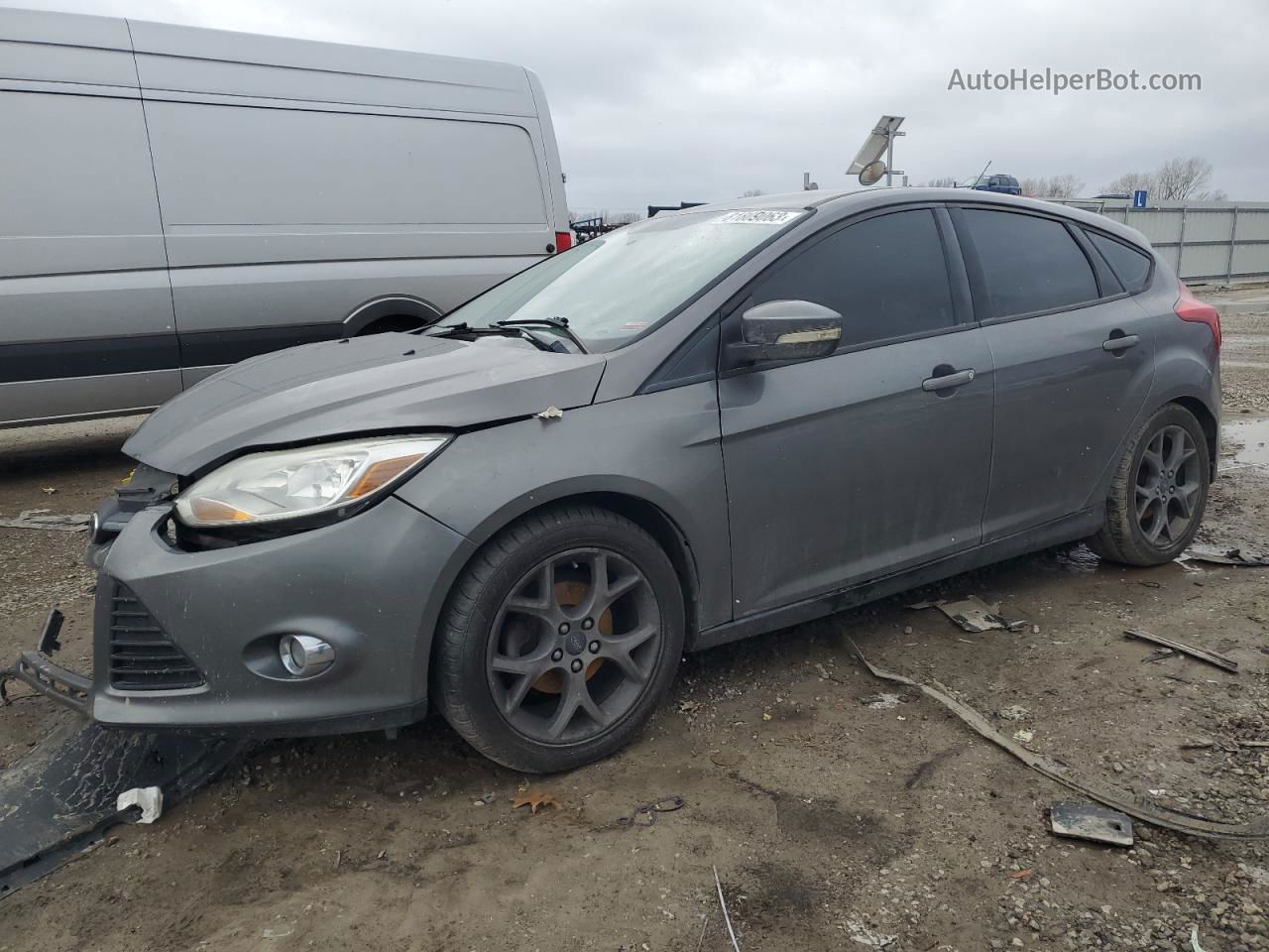 2013 Ford Focus Se Charcoal vin: 1FADP3K26DL314209