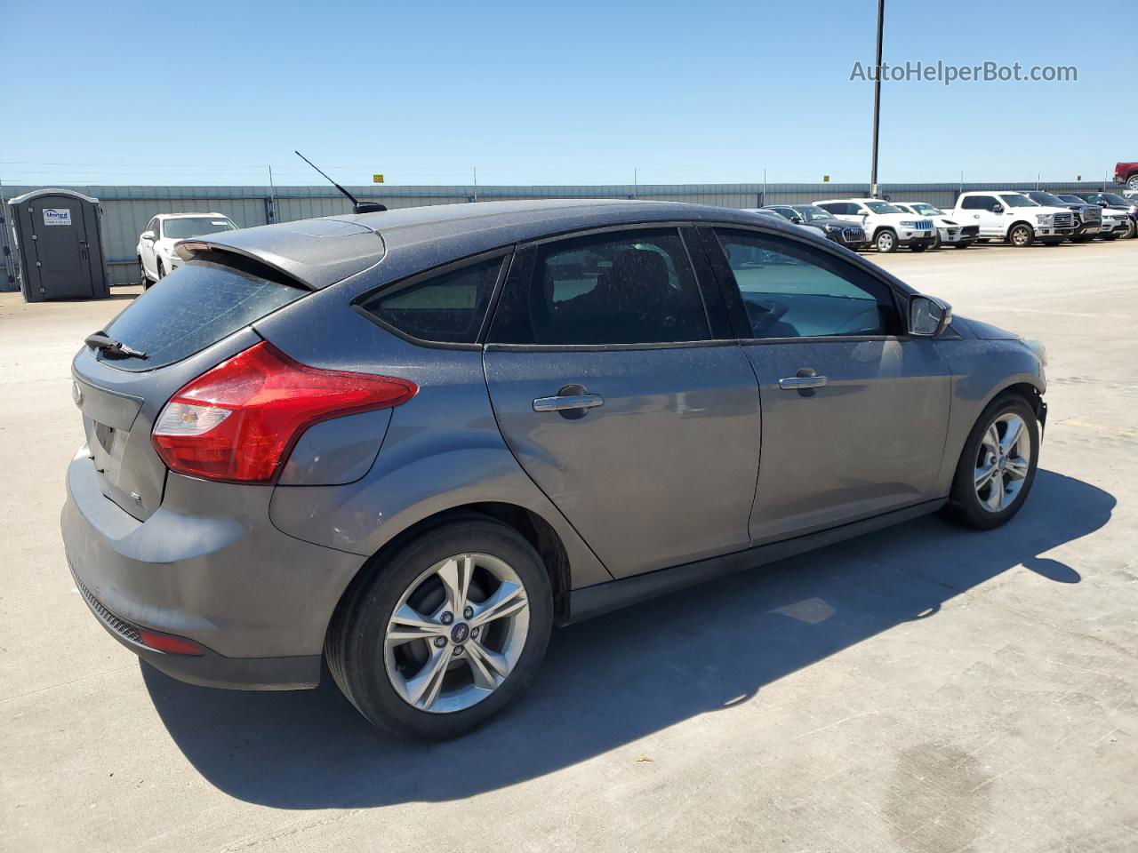 2013 Ford Focus Se Gray vin: 1FADP3K26DL382431