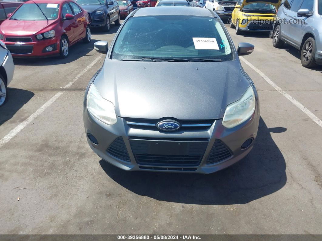 2014 Ford Focus Se Gray vin: 1FADP3K26EL138781