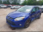 2014 Ford Focus Se Синий vin: 1FADP3K26EL143219