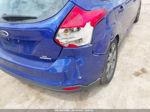 2014 Ford Focus Se Blue vin: 1FADP3K26EL143219