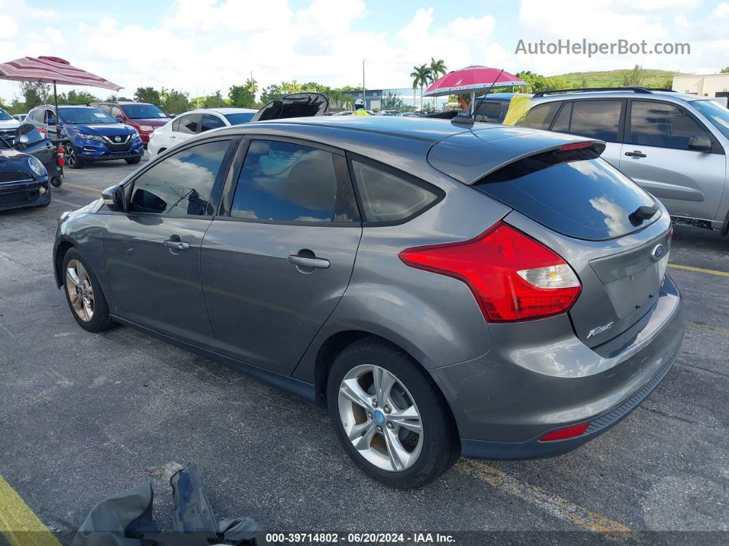 2014 Ford Focus Se Gray vin: 1FADP3K26EL150378