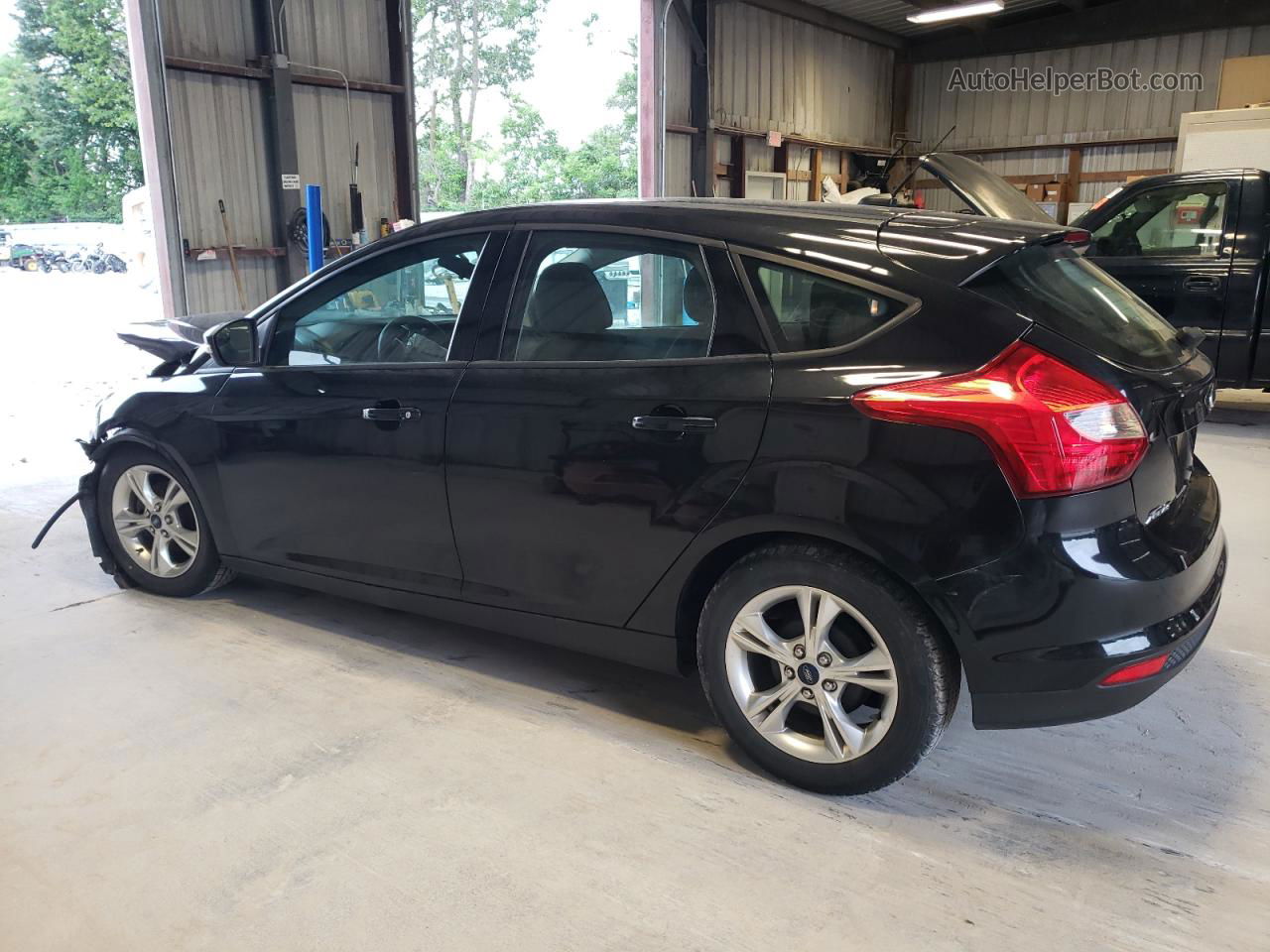 2014 Ford Focus Se Black vin: 1FADP3K26EL175510