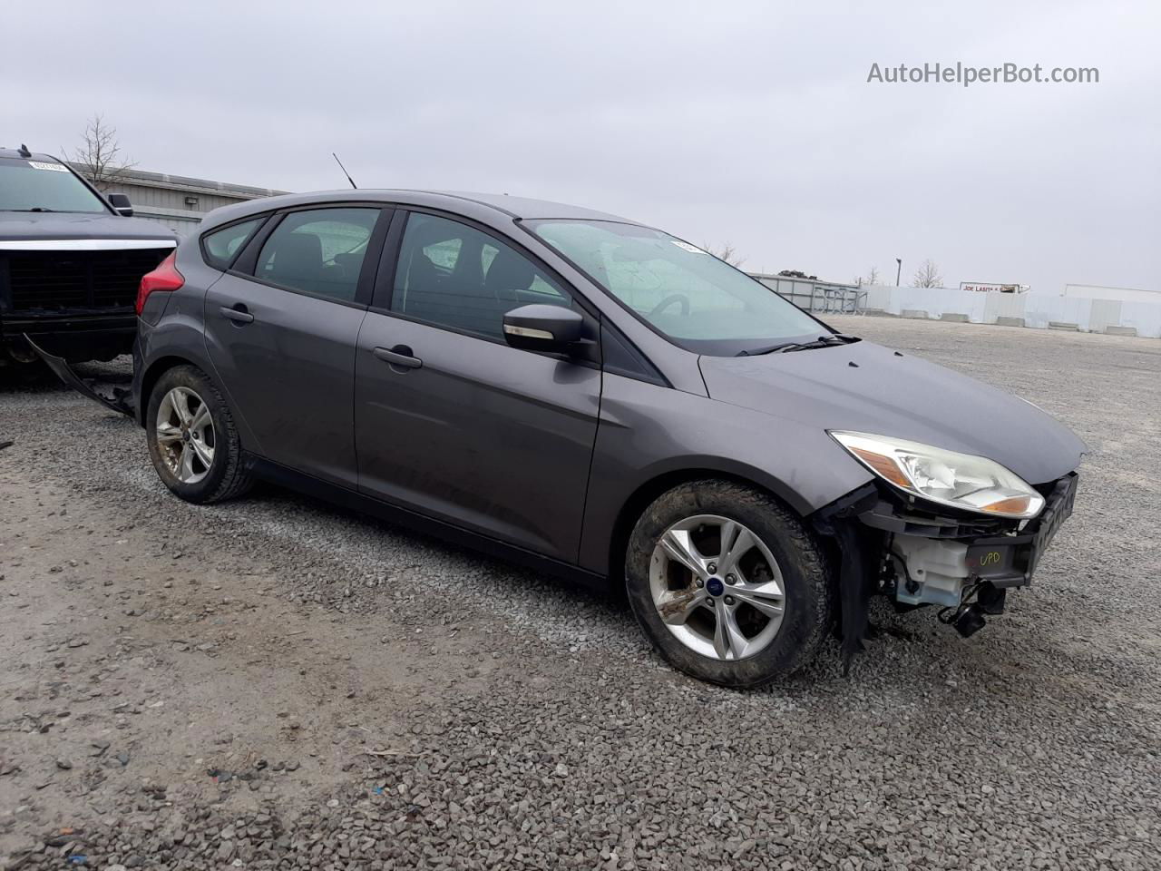 2014 Ford Focus Se Gray vin: 1FADP3K26EL269791