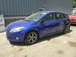 2014 Ford Focus Se Blue vin: 1FADP3K26EL306869