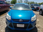 2014 Ford Focus Se Синий vin: 1FADP3K26EL313479