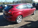 2014 Ford Focus Se Красный vin: 1FADP3K26EL401903