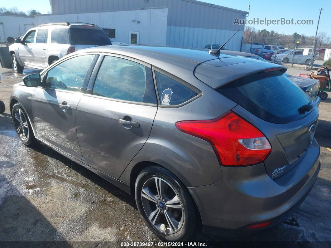 2014 Ford Focus Se Gray vin: 1FADP3K26EL416501