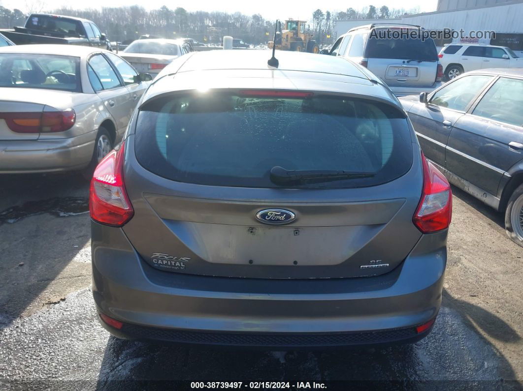 2014 Ford Focus Se Gray vin: 1FADP3K26EL416501