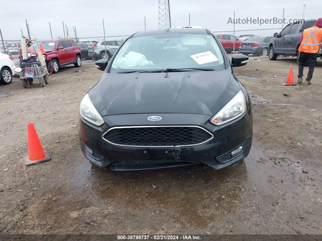 2015 Ford Focus Se Black vin: 1FADP3K26FL299522