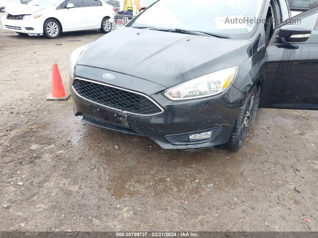 2015 Ford Focus Se Черный vin: 1FADP3K26FL299522