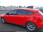 2016 Ford Focus Se Red vin: 1FADP3K26GL344878