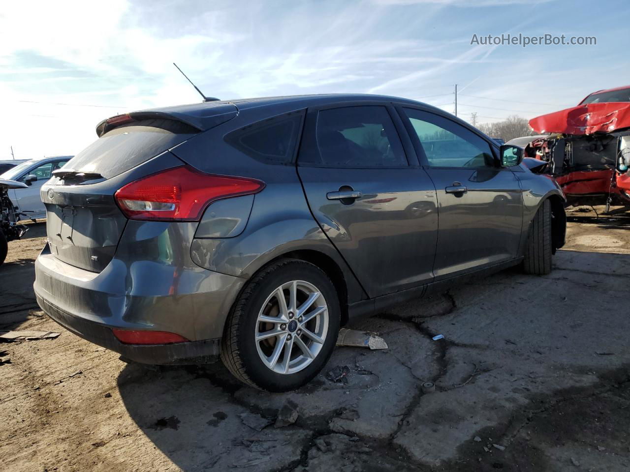 2017 Ford Focus Se Charcoal vin: 1FADP3K26HL220417