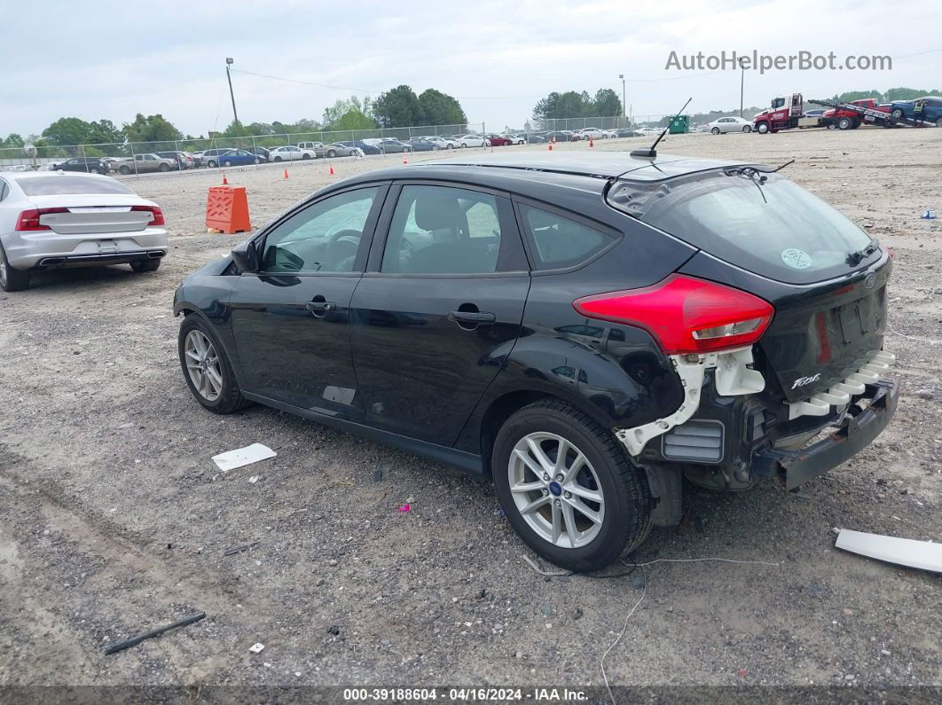 2018 Ford Focus Se Black vin: 1FADP3K26JL212436