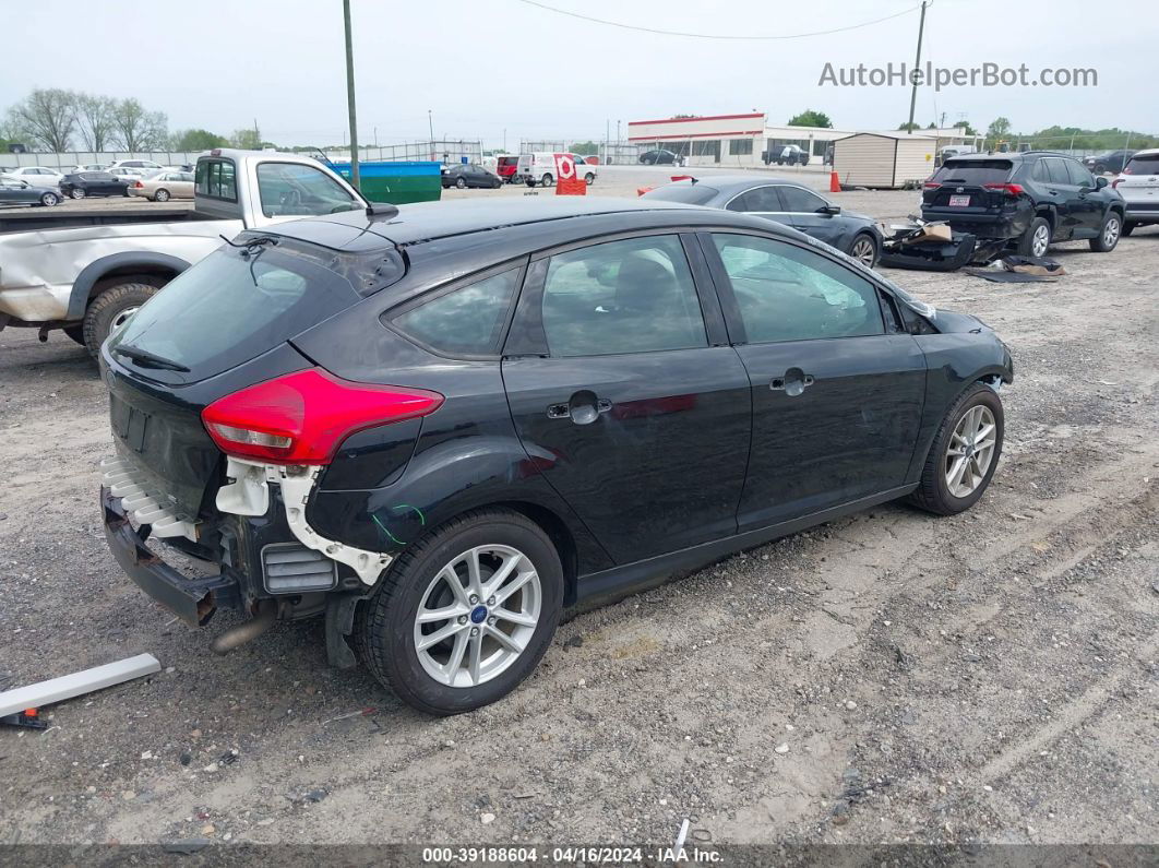 2018 Ford Focus Se Black vin: 1FADP3K26JL212436