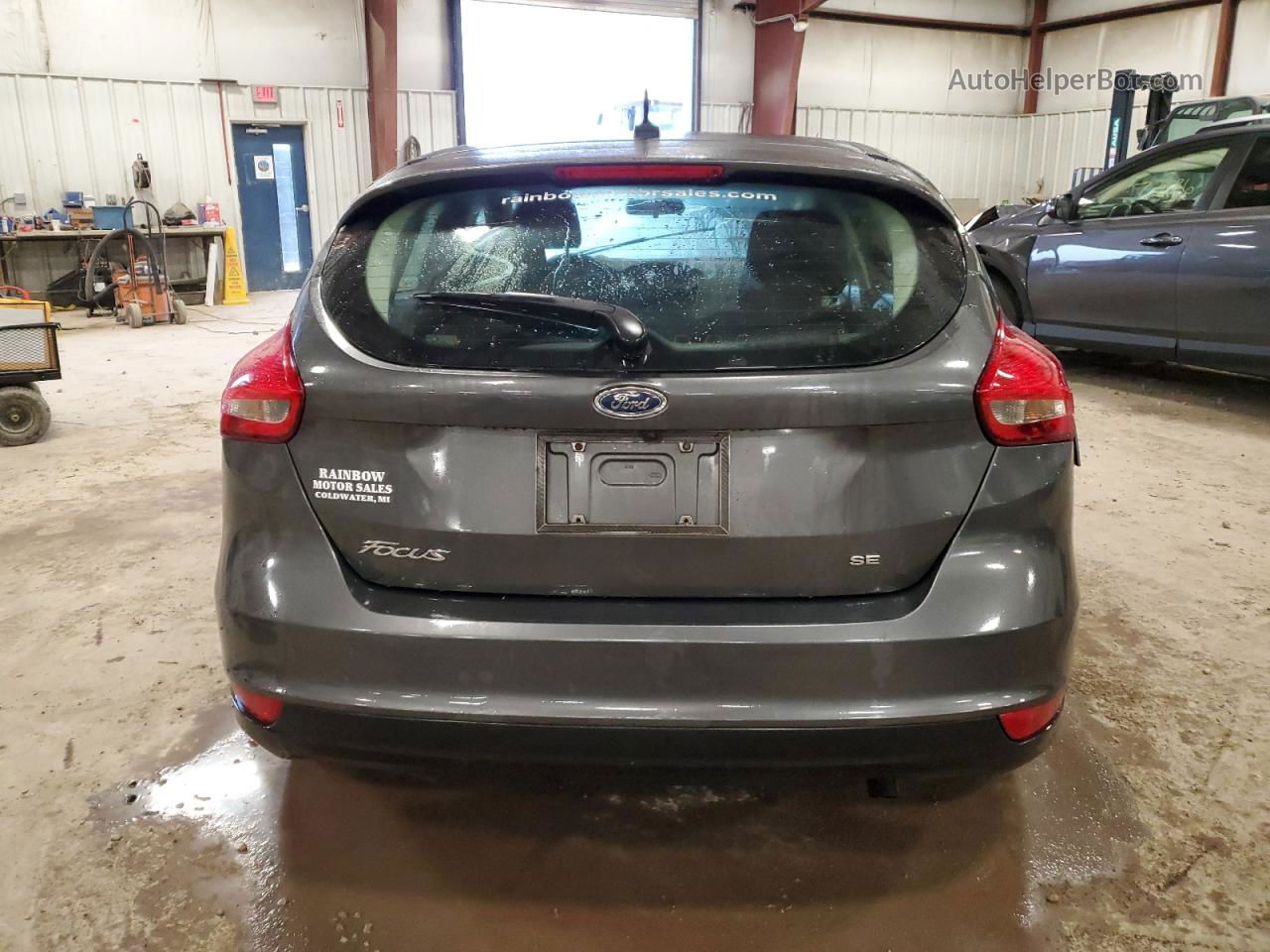 2018 Ford Focus Se Charcoal vin: 1FADP3K26JL281451