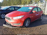 2018 Ford Focus Se Red vin: 1FADP3K26JL287623