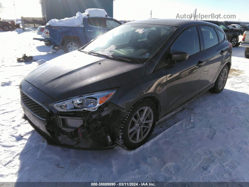 2018 Ford Focus Se Gray vin: 1FADP3K26JL288738