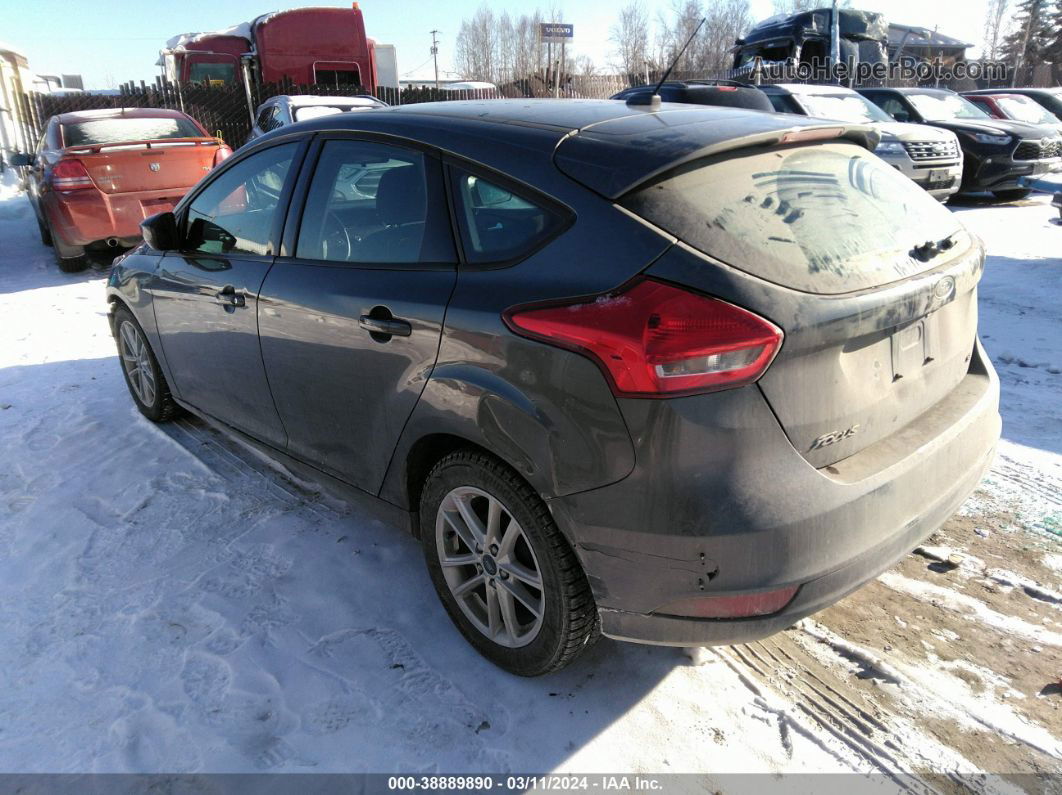 2018 Ford Focus Se Gray vin: 1FADP3K26JL288738