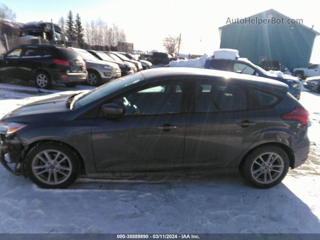 2018 Ford Focus Se Gray vin: 1FADP3K26JL288738