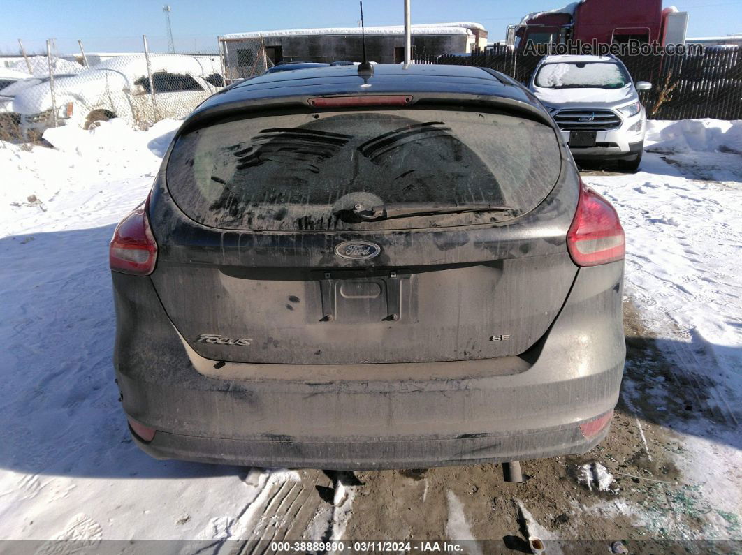 2018 Ford Focus Se Gray vin: 1FADP3K26JL288738