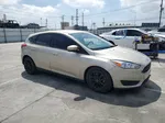 2018 Ford Focus Se Tan vin: 1FADP3K26JL294989