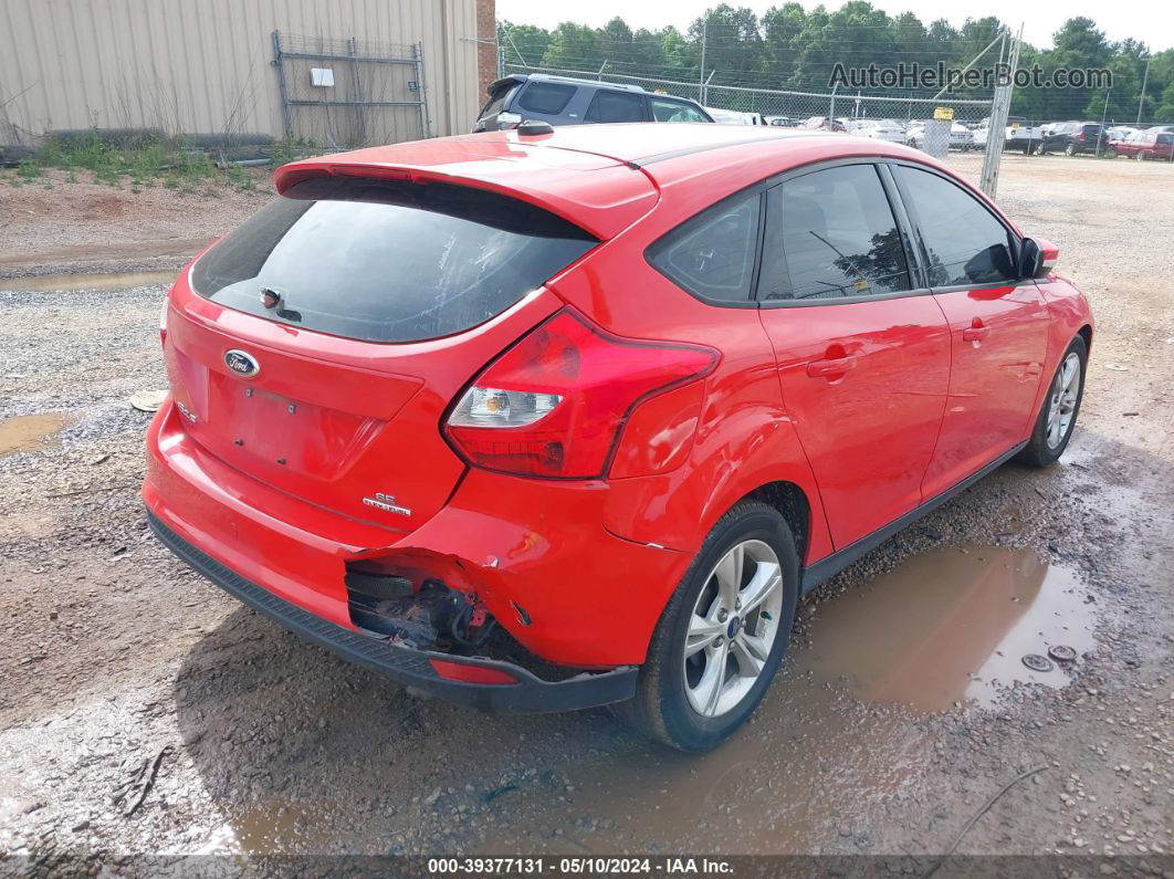 2013 Ford Focus Se Red vin: 1FADP3K27DL123270