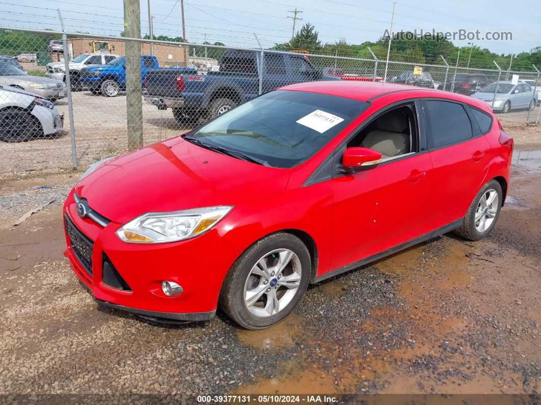 2013 Ford Focus Se Red vin: 1FADP3K27DL123270