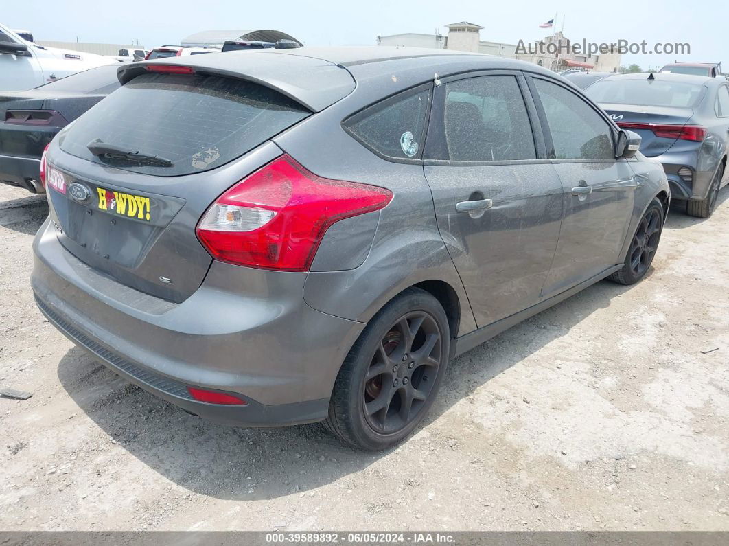 2013 Ford Focus Se Gray vin: 1FADP3K27DL166362