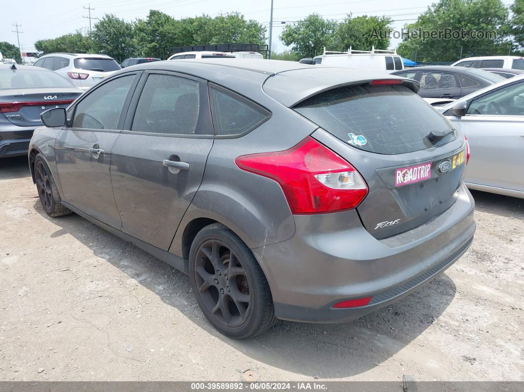 2013 Ford Focus Se Gray vin: 1FADP3K27DL166362