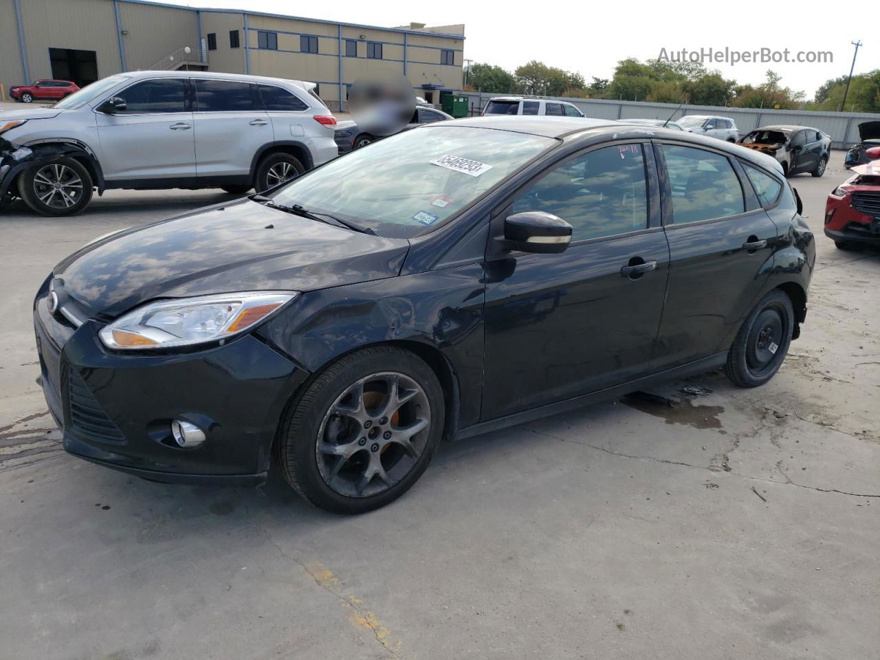 2013 Ford Focus Se Black vin: 1FADP3K27DL178561