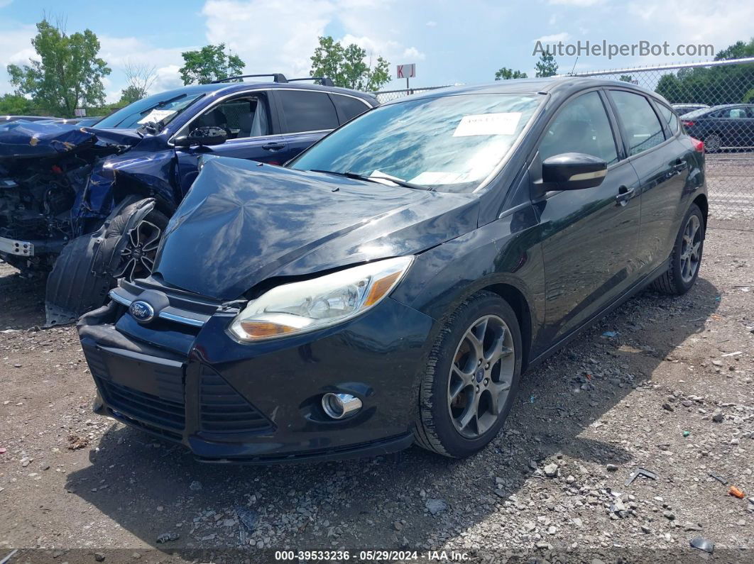 2013 Ford Focus Se Black vin: 1FADP3K27DL194985