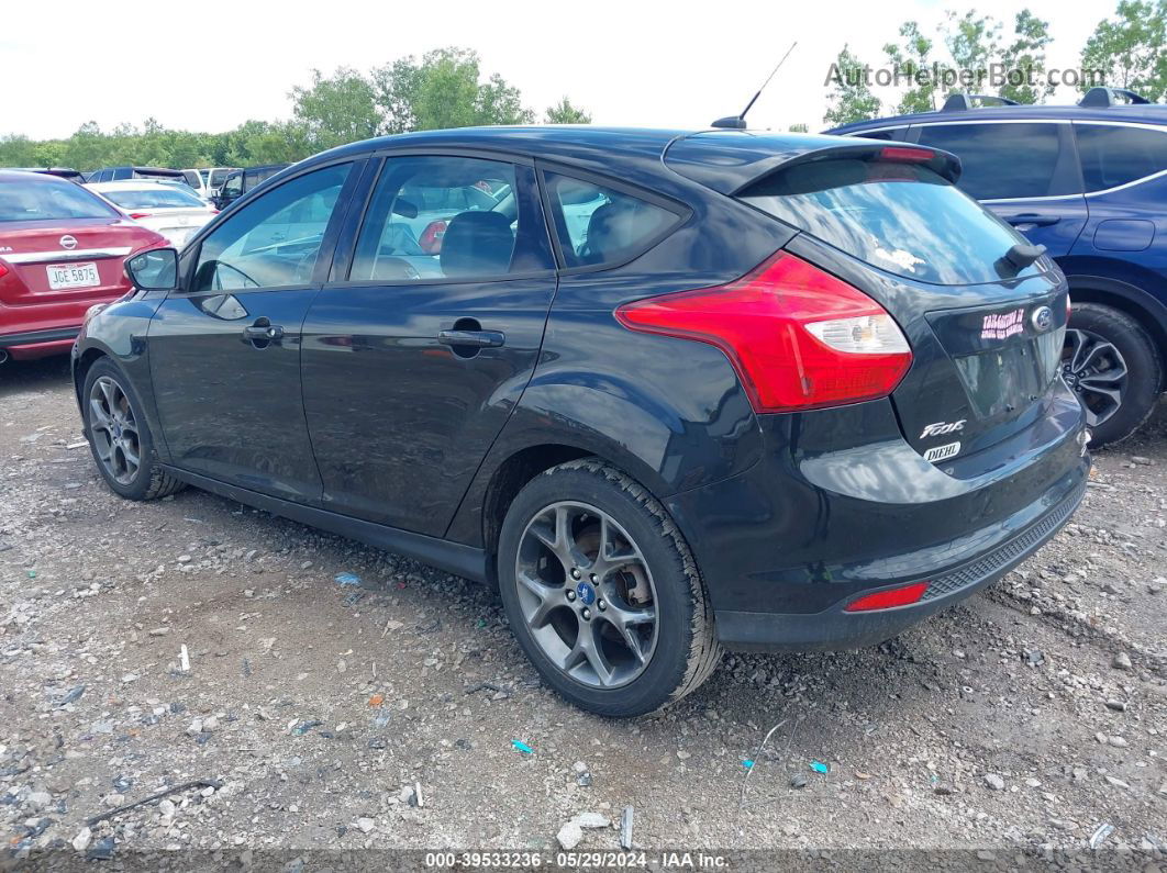 2013 Ford Focus Se Black vin: 1FADP3K27DL194985