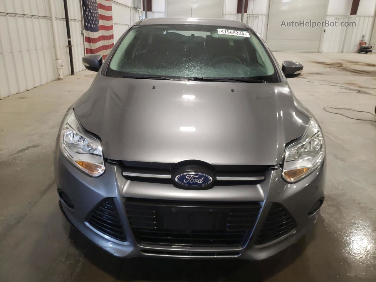 2014 Ford Focus Se Gray vin: 1FADP3K27EL131502