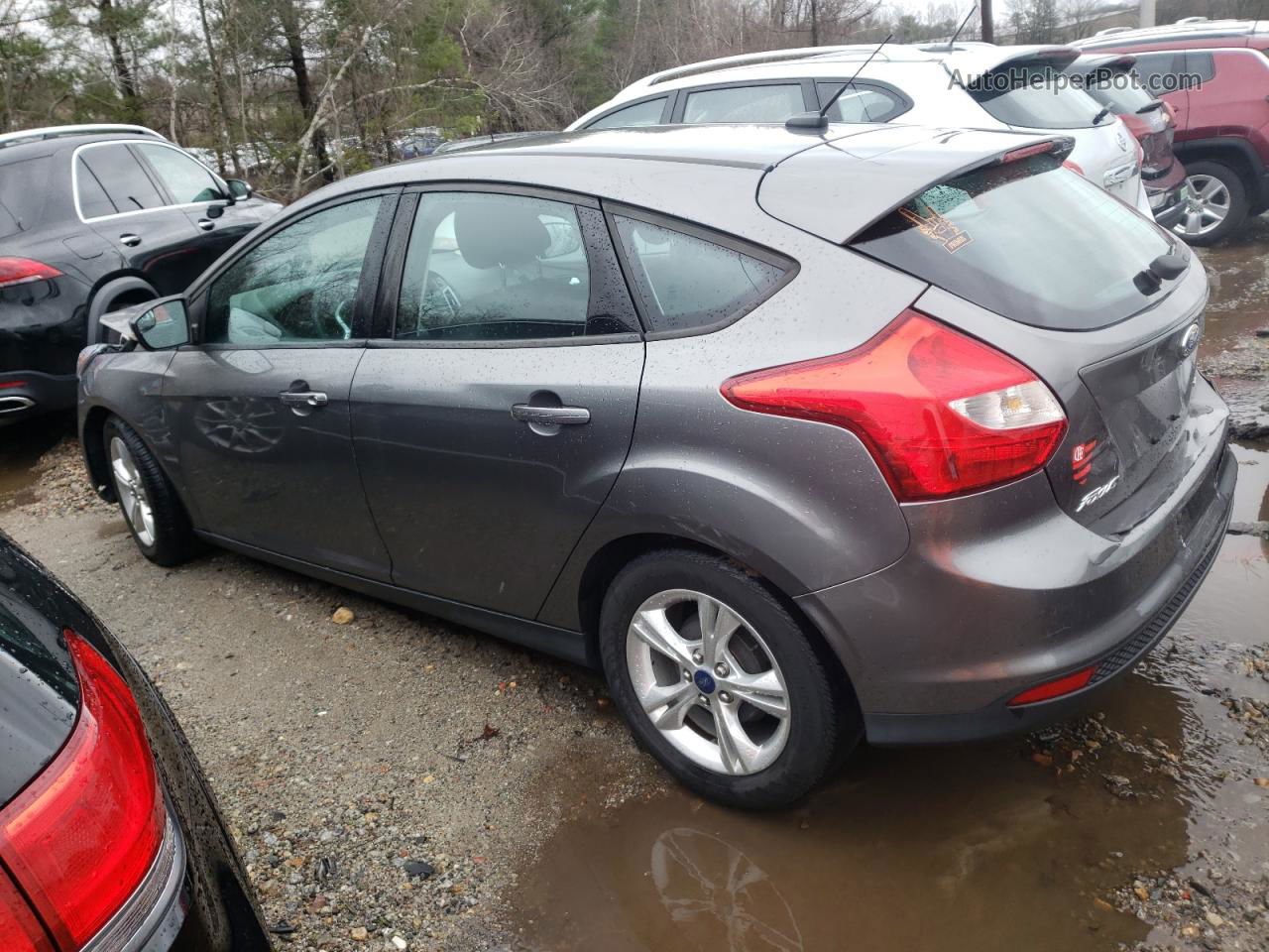 2014 Ford Focus Se Gray vin: 1FADP3K27EL164743