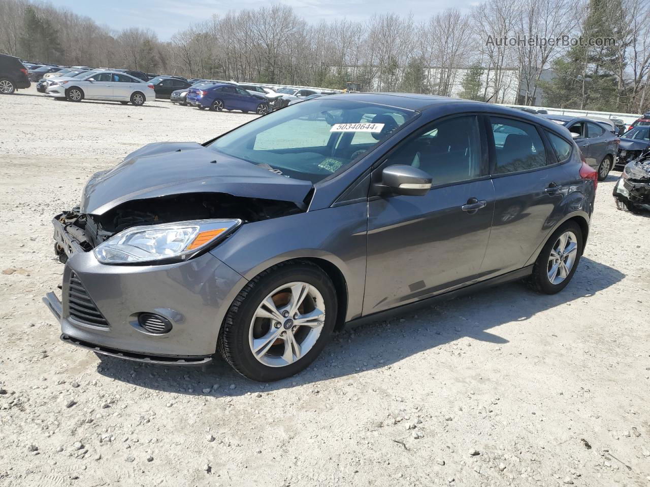 2014 Ford Focus Se Серый vin: 1FADP3K27EL164743