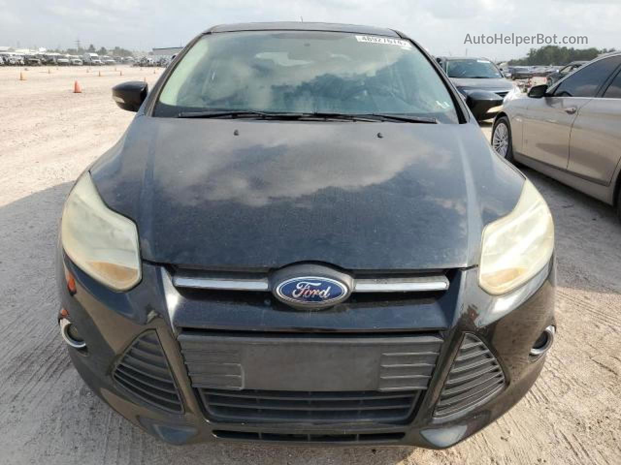 2014 Ford Focus Se Black vin: 1FADP3K27EL167304