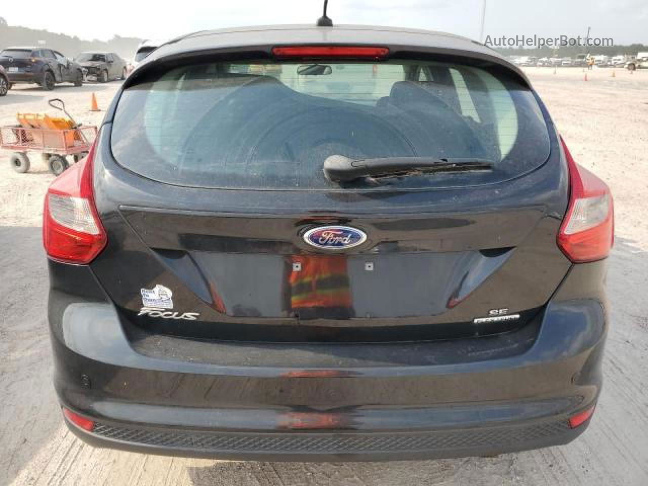 2014 Ford Focus Se Black vin: 1FADP3K27EL167304