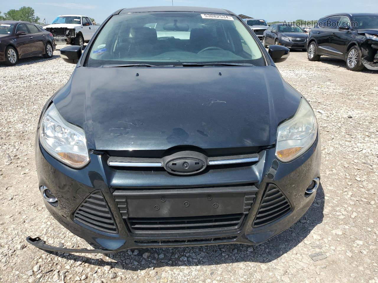 2014 Ford Focus Se Черный vin: 1FADP3K27EL254104