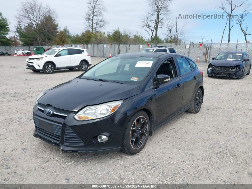 2014 Ford Focus Se Black vin: 1FADP3K27EL383427