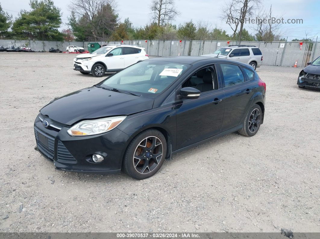 2014 Ford Focus Se Black vin: 1FADP3K27EL383427