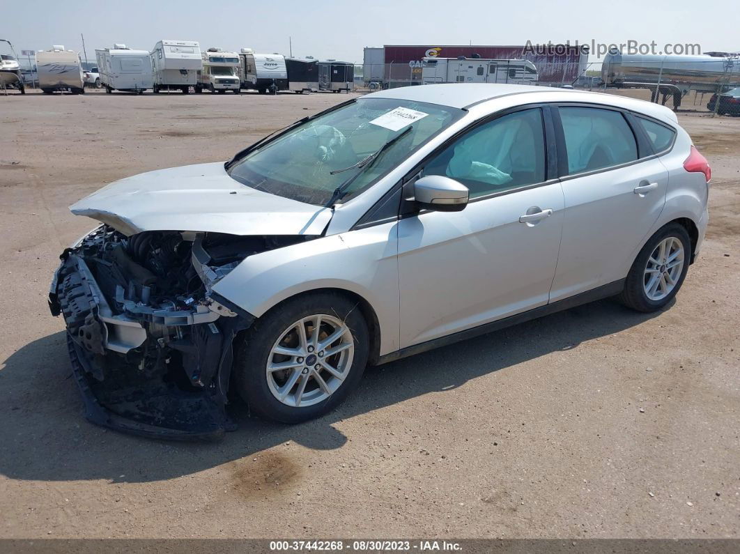 2015 Ford Focus Se Silver vin: 1FADP3K27FL223453