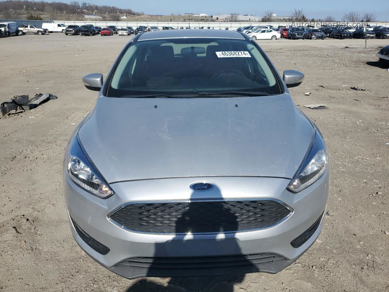 2016 Ford Focus Se Silver vin: 1FADP3K27GL324946