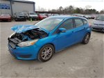 2017 Ford Focus Se Blue vin: 1FADP3K27HL258769