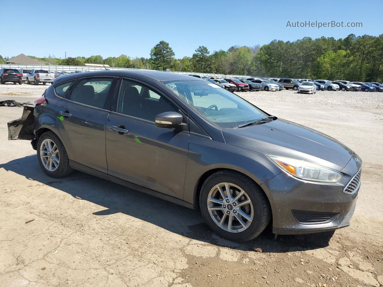 2017 Ford Focus Se Угольный vin: 1FADP3K27HL278956