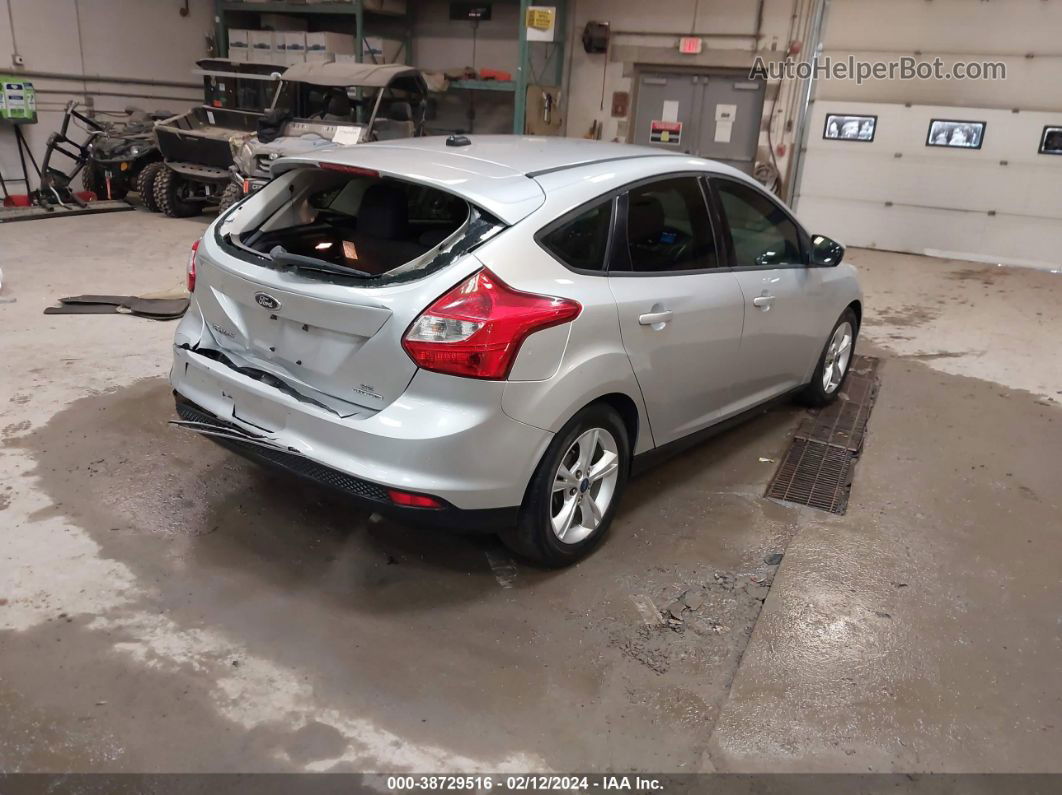 2013 Ford Focus Se Silver vin: 1FADP3K28DL107417